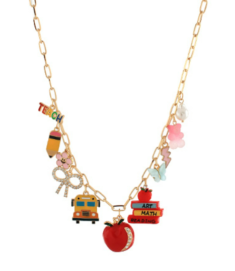 Teach & Inspire Charm Necklace