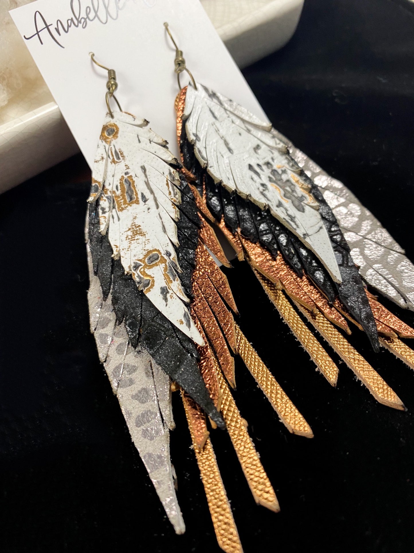 Bronze & Gunmetal Feathers