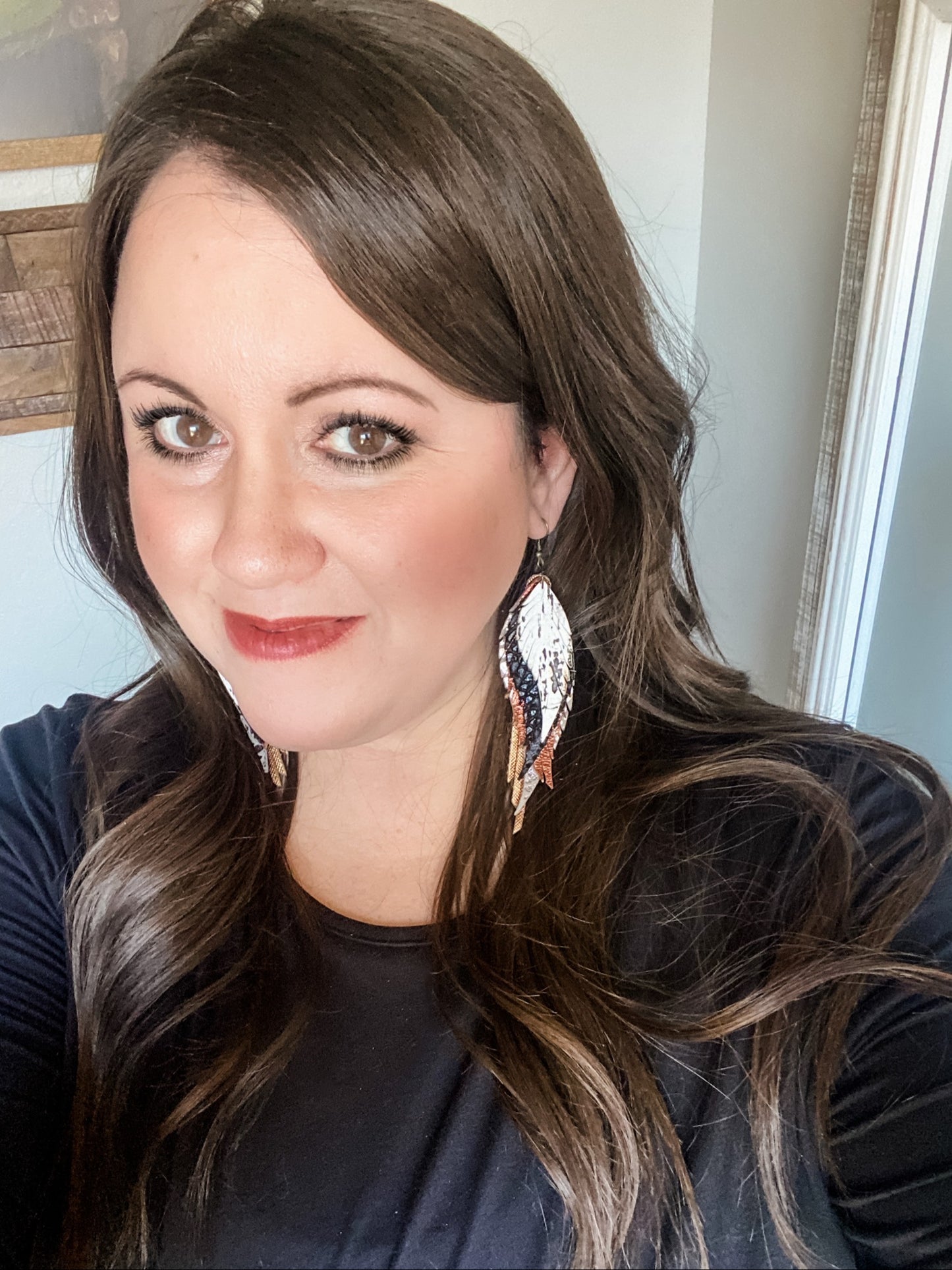 Bronze & Gunmetal Feathers