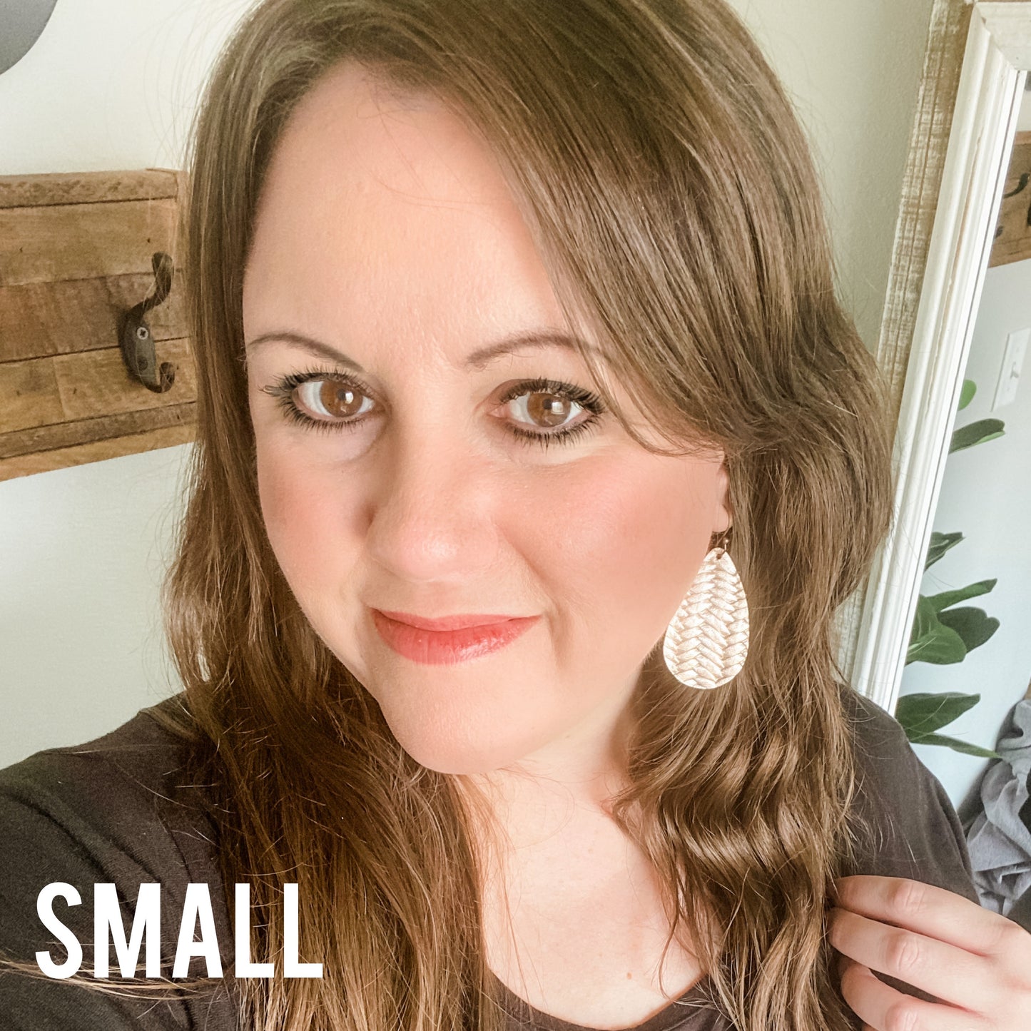 Metallic Copper Teardrops