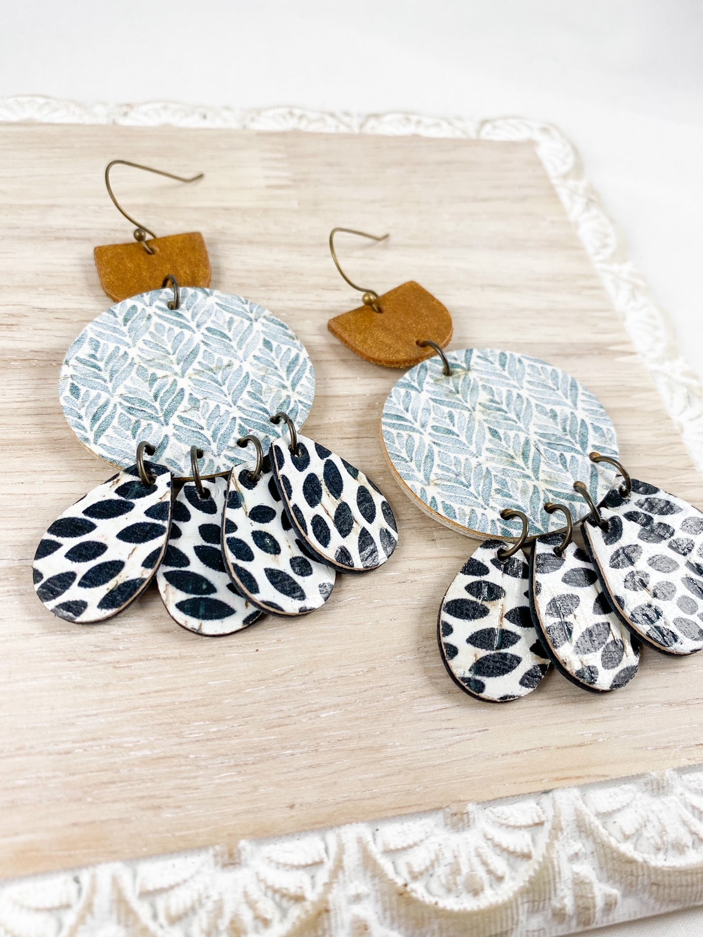 Aqua Boho Chandeliers
