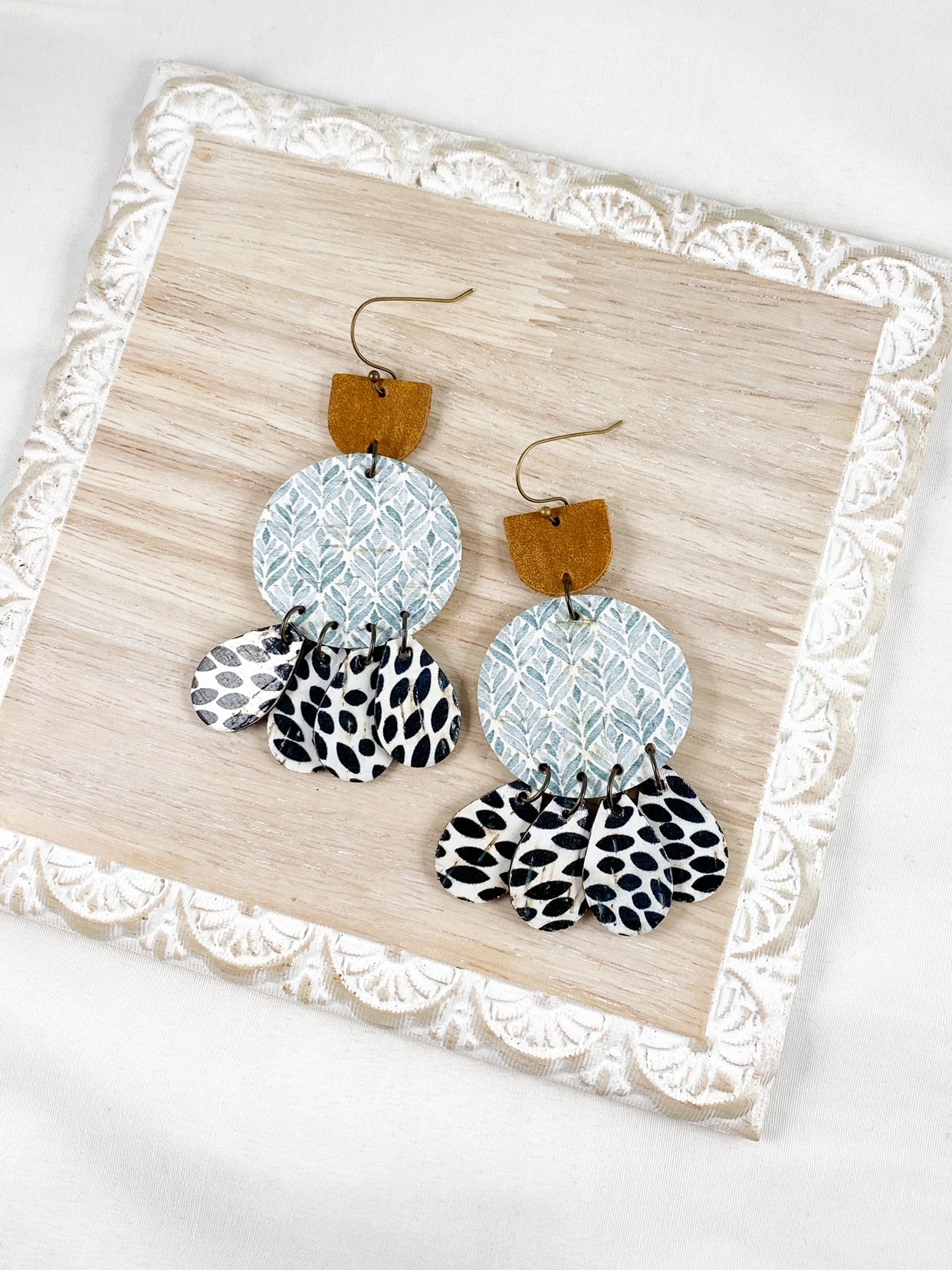 Aqua Boho Chandeliers