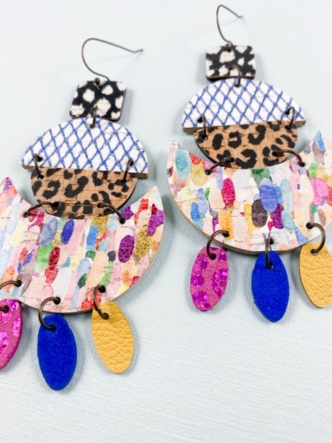 Bold Leopard Chandeliers