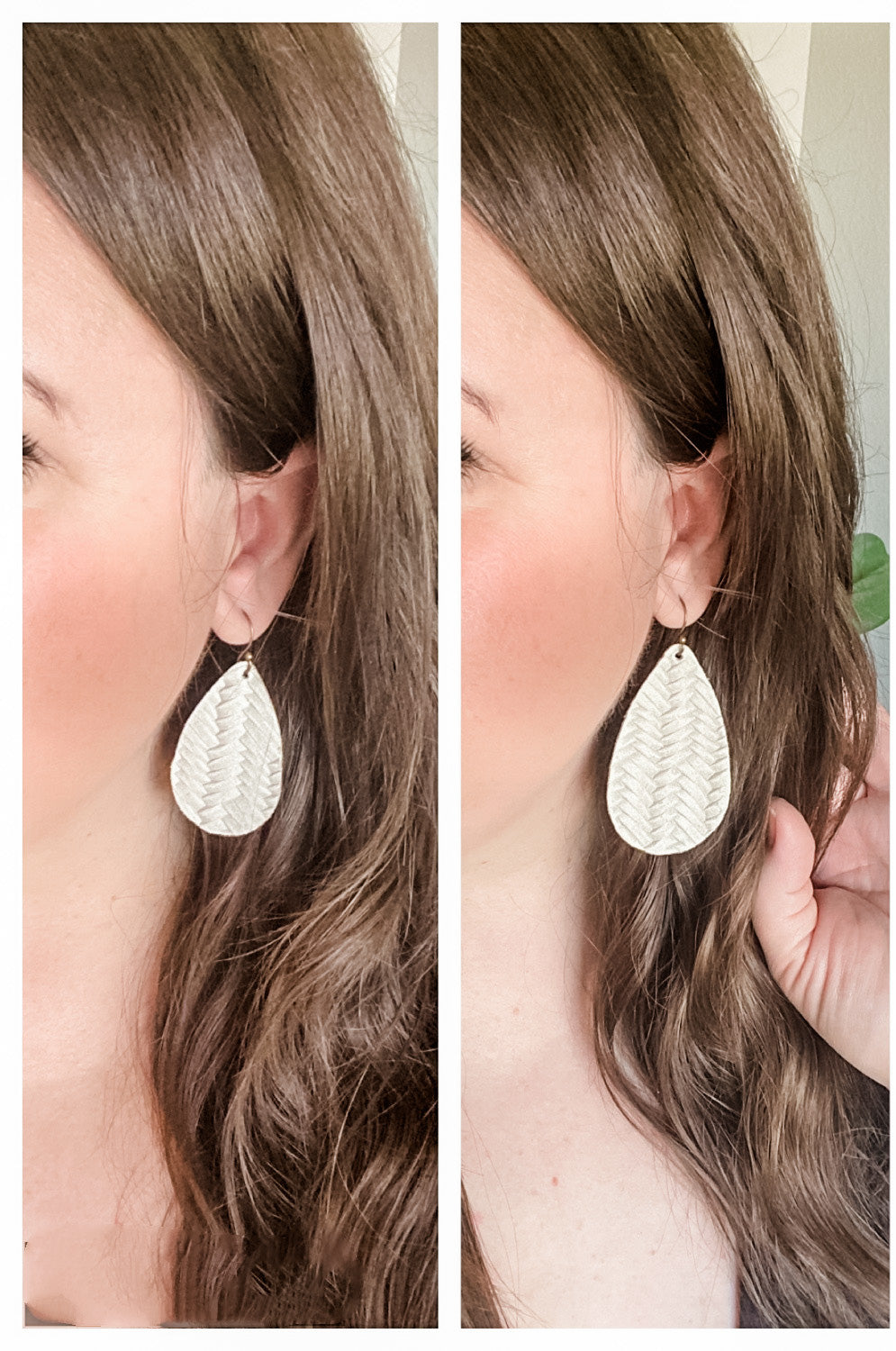 Bronze Stacked Teardrops