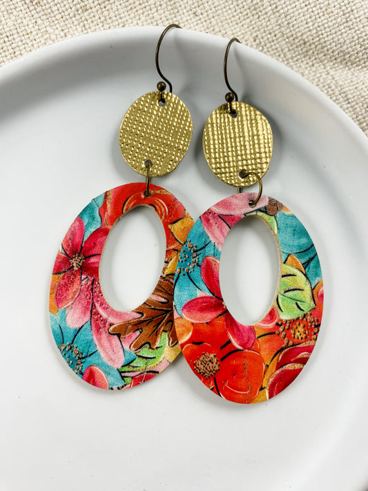 Aloha Bloom Oval Drops