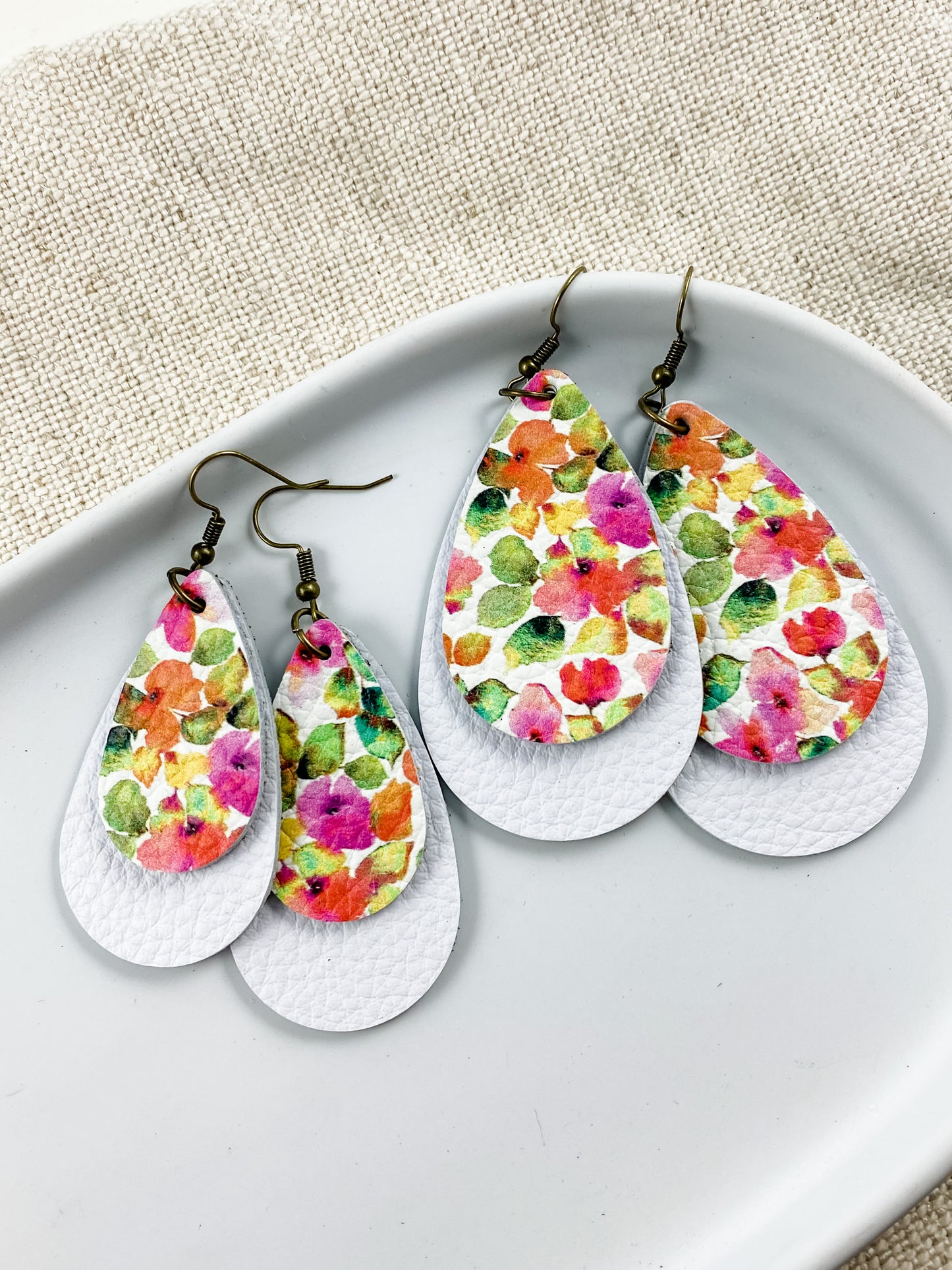 Pretty Pansy Teardrops
