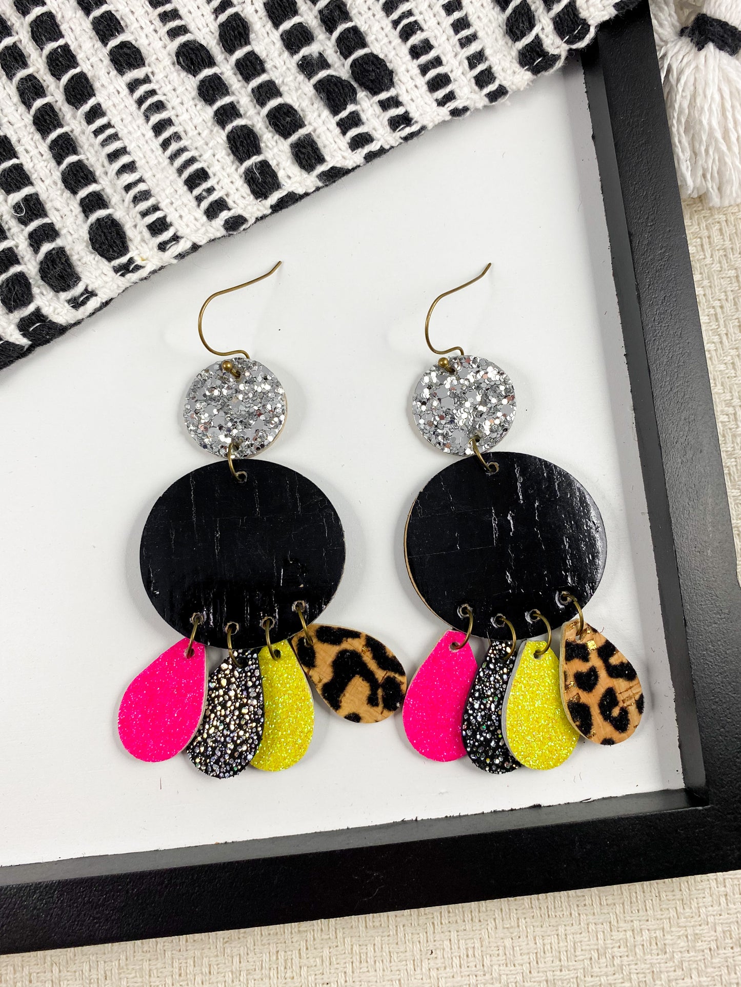 Black & Neon Chandeliers