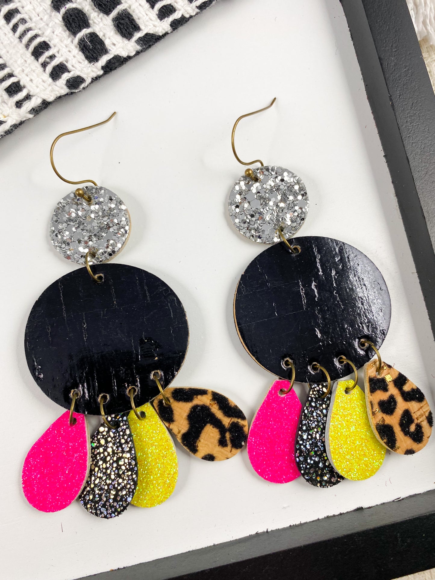 Black & Neon Chandeliers
