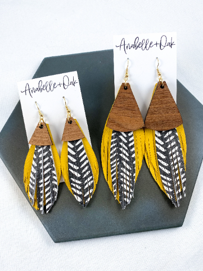 Mustard Boho Fringe