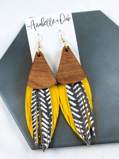 Mustard Boho Fringe