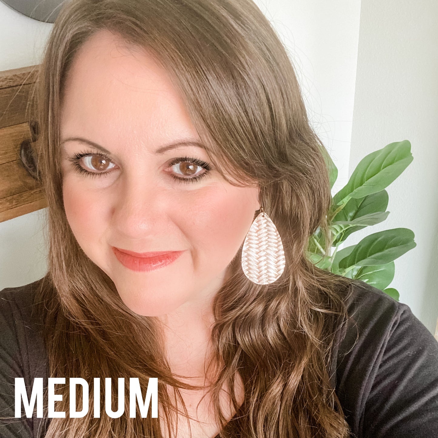 Metallic Copper Teardrops