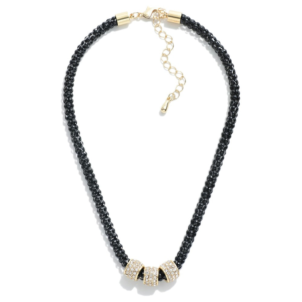 Date Night Necklace, Black