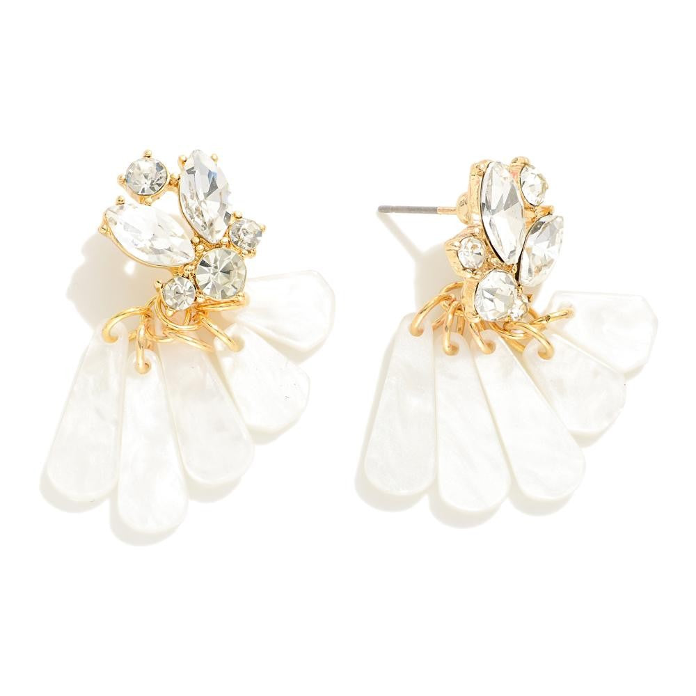 Vivid Imagination Earrings, White