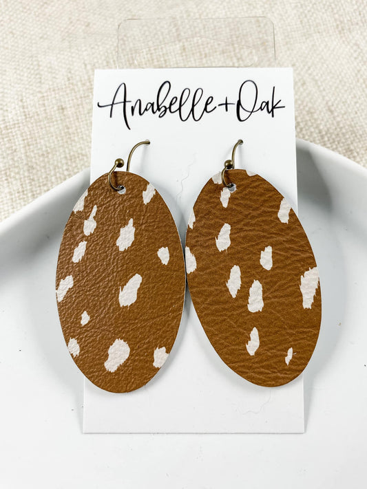 Deer Print Ovals