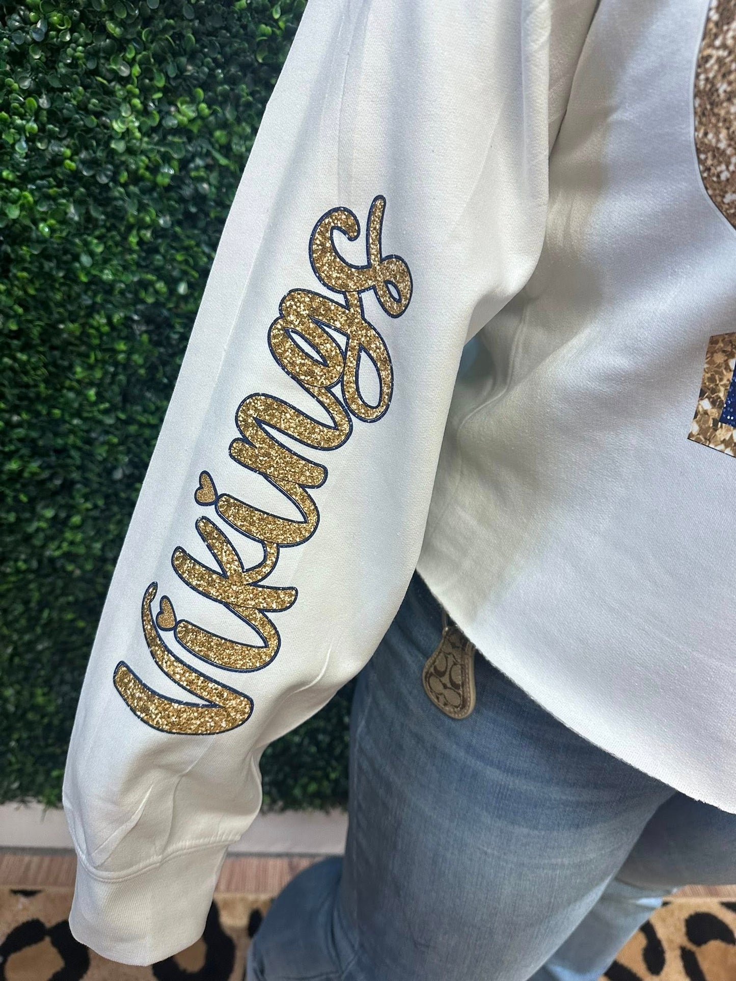 Sideline Split Sweatshirt Cardigan--PREORDER, CUSTOMIZEABLE