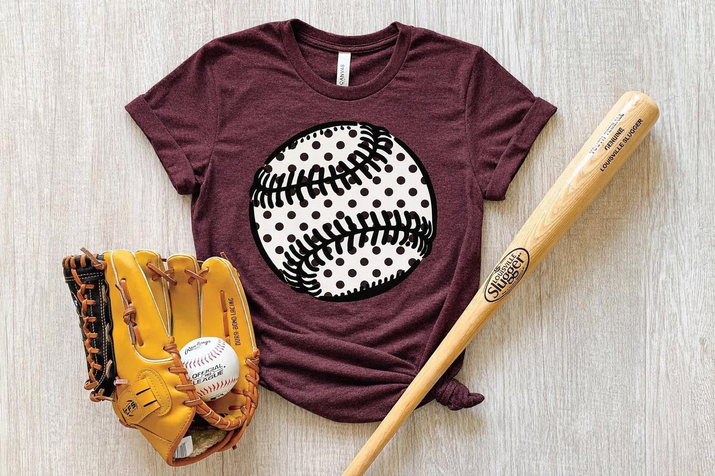 Polka Dot Baseball Tee