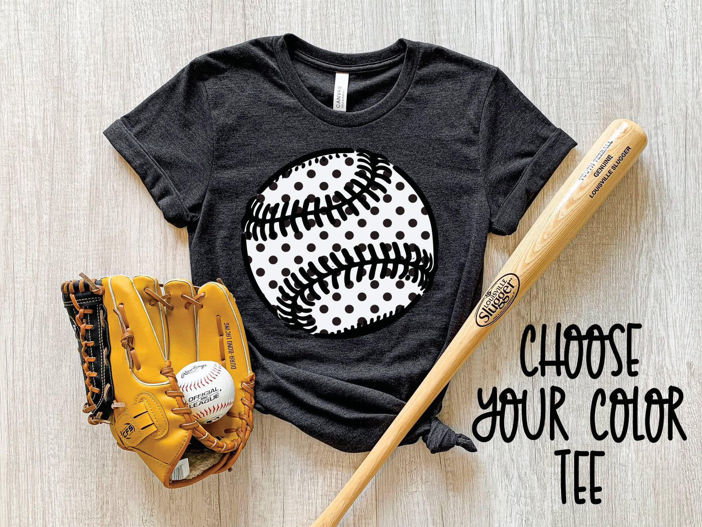 Polka Dot Baseball Tee