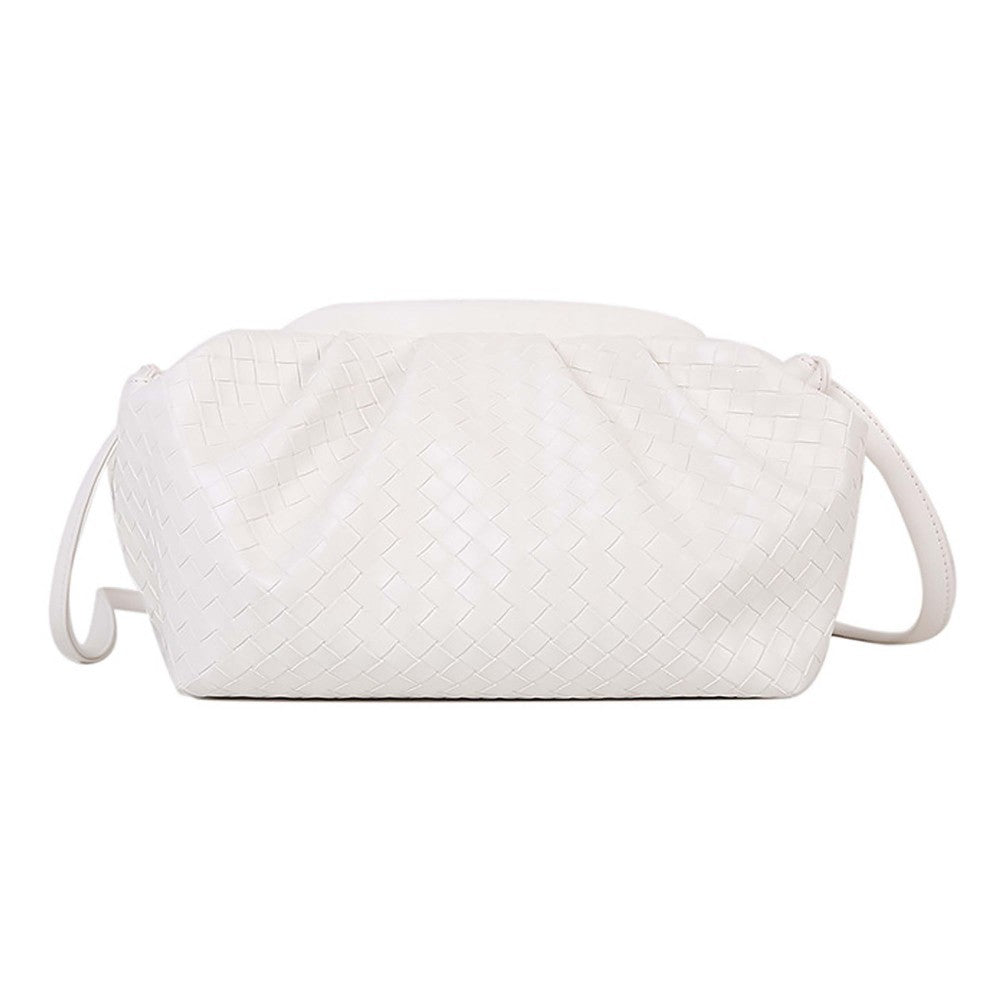 White Braided Purse