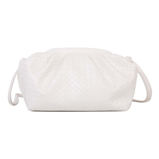 White Braided Purse