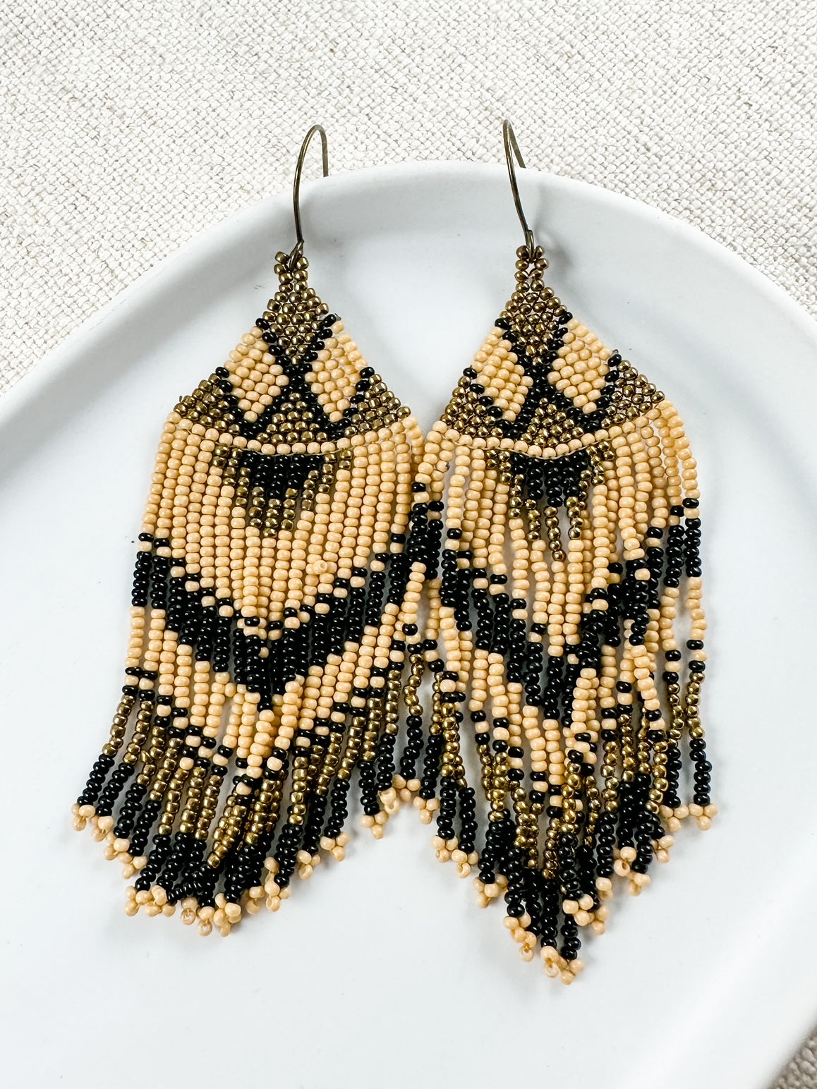 Cozy For Keeps Earrings, Tan