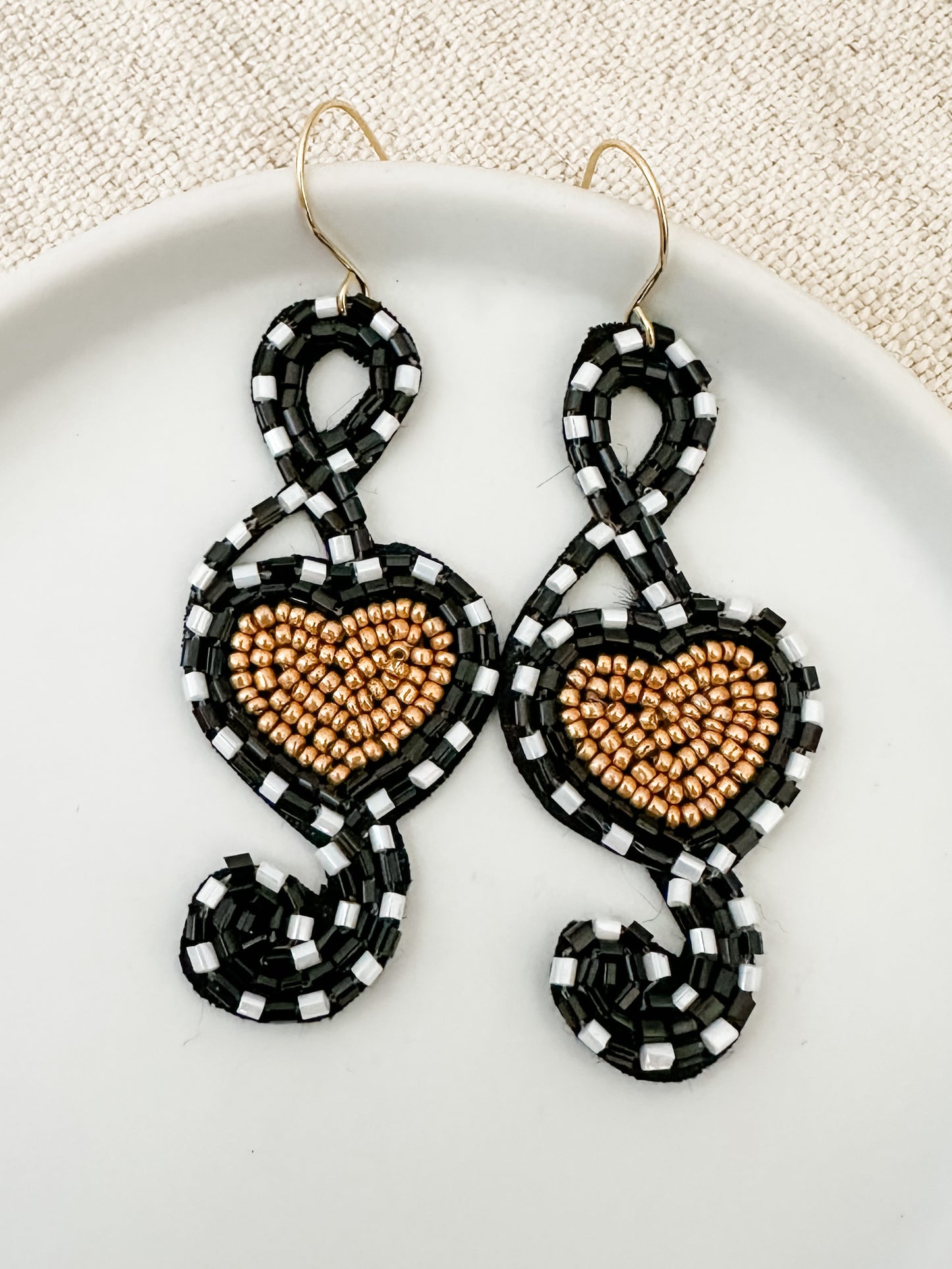 Treble Heart Earrings