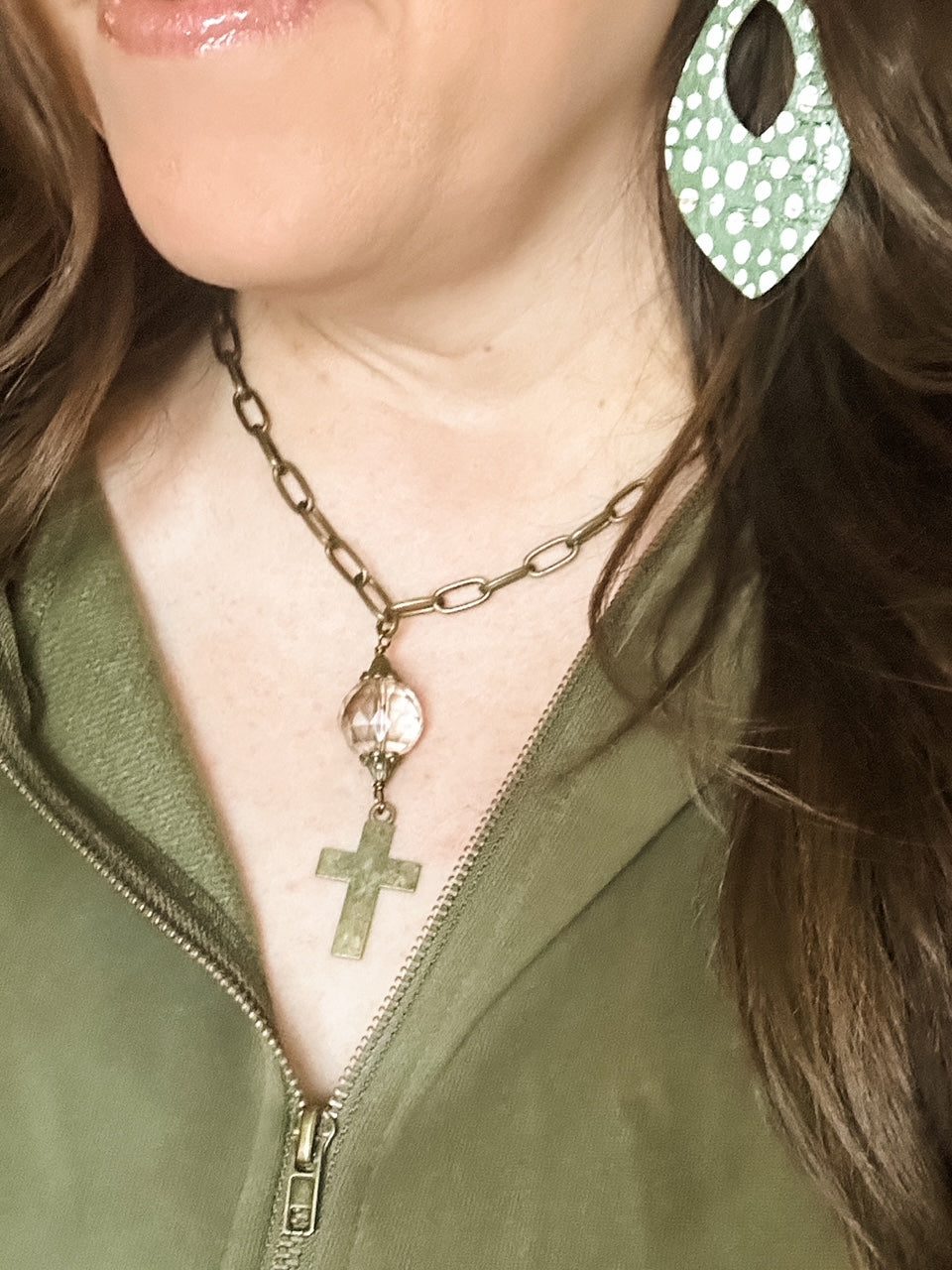 Luminous Cross Necklace