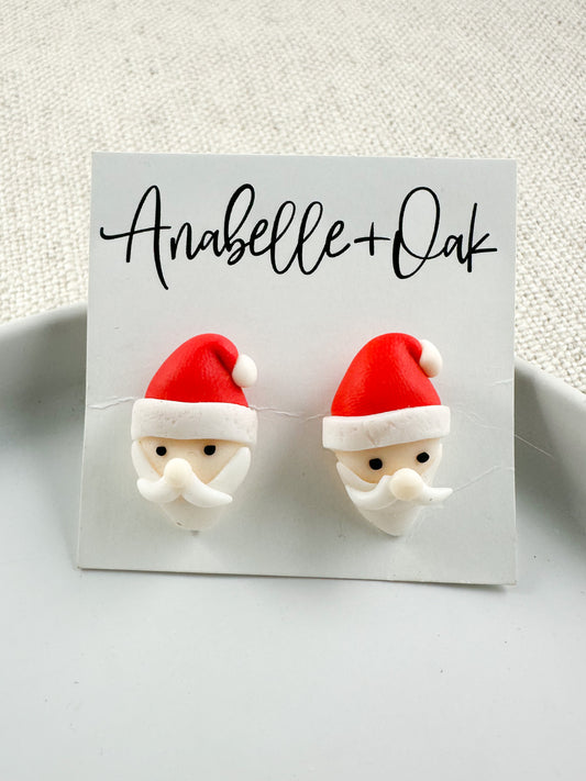 Jingle Santa Studs