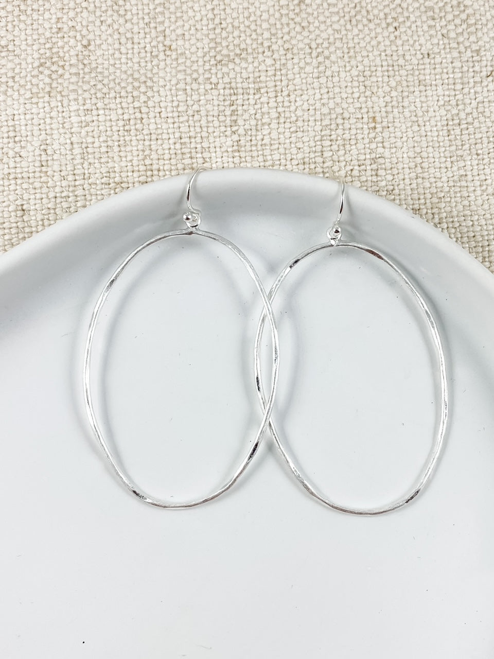 Simply Beautiful Earrings, Silver