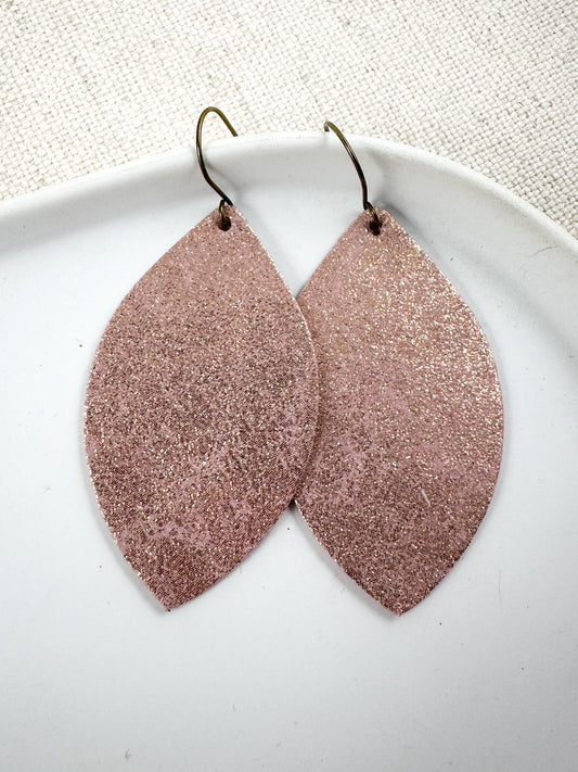 Pink Ember Leather, Large Poplar