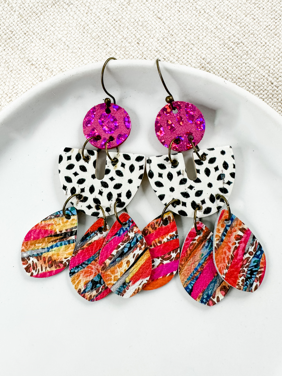 Hot Pink Nights Earrings