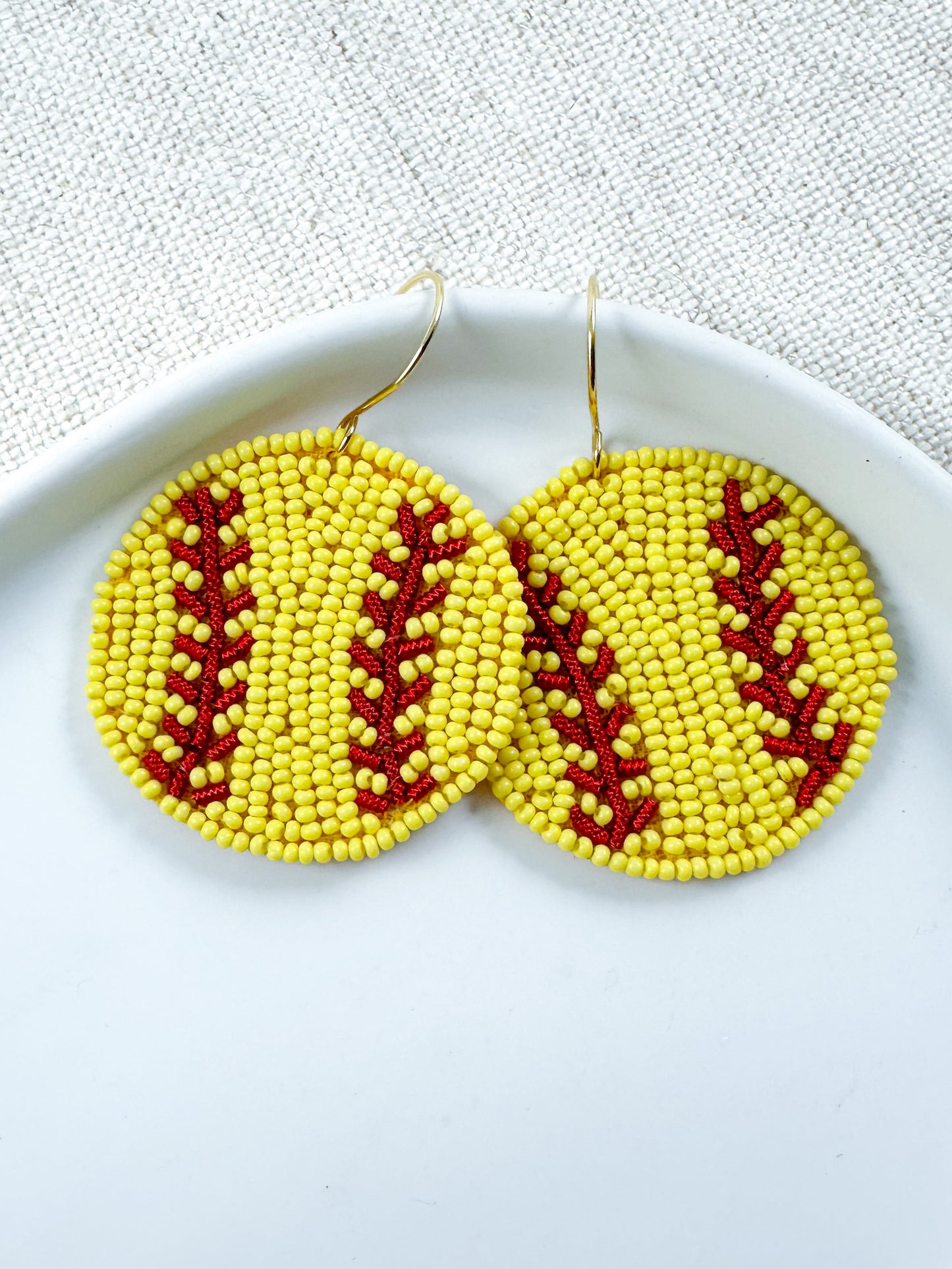 Ballfield Babe Earrings, Softball