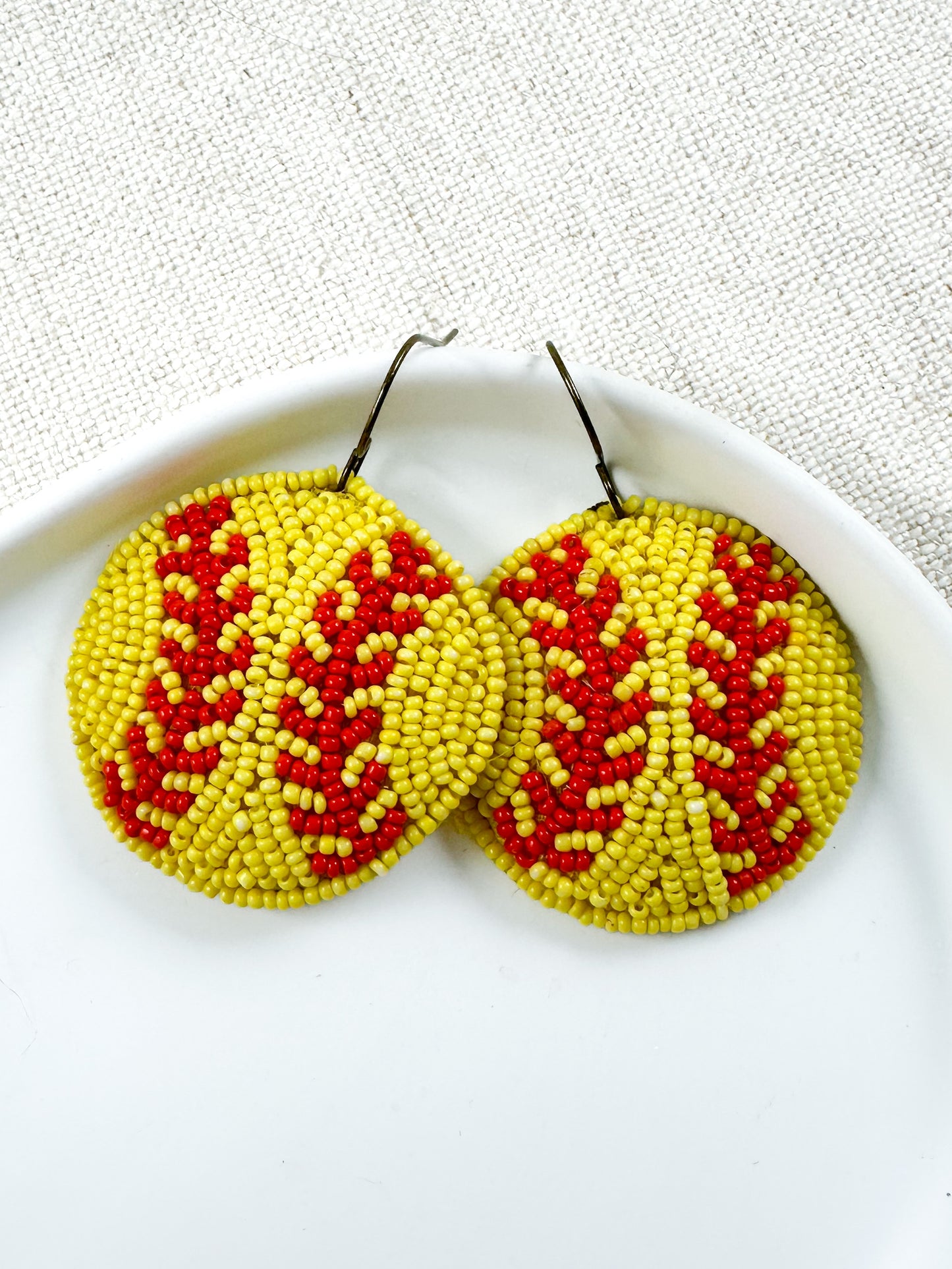 Attack the Strike Zone Earrings, Softball