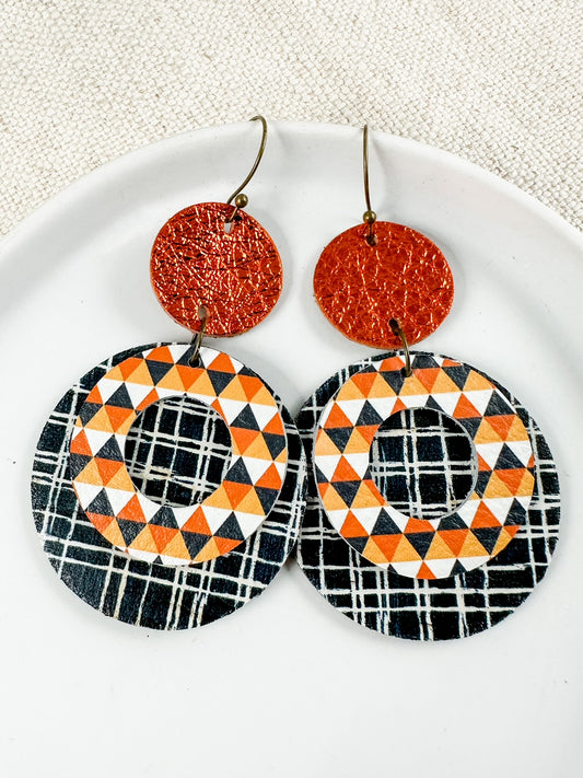 Candy Corn Chaos Earrings