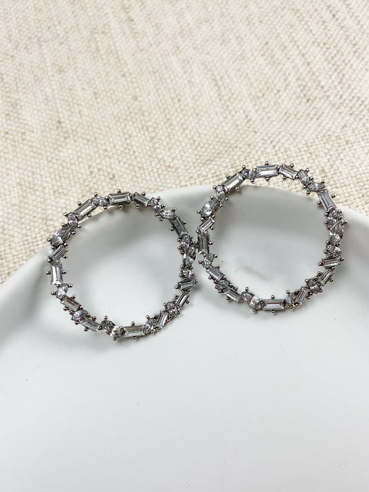 Sheen & Shimmer Studs, Silver