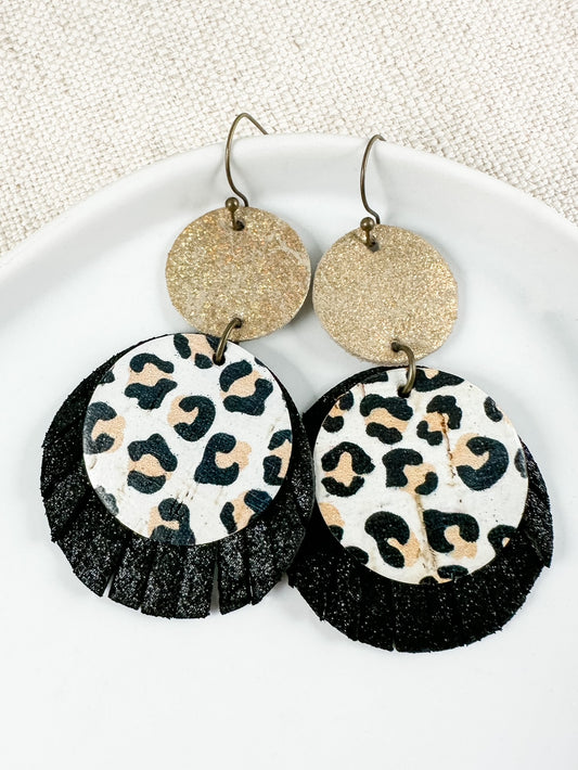 Fearless Soul Earrings, Black