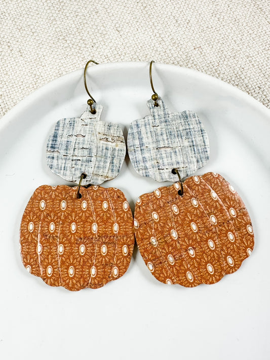 Farm Fresh Pumpkin Earrings