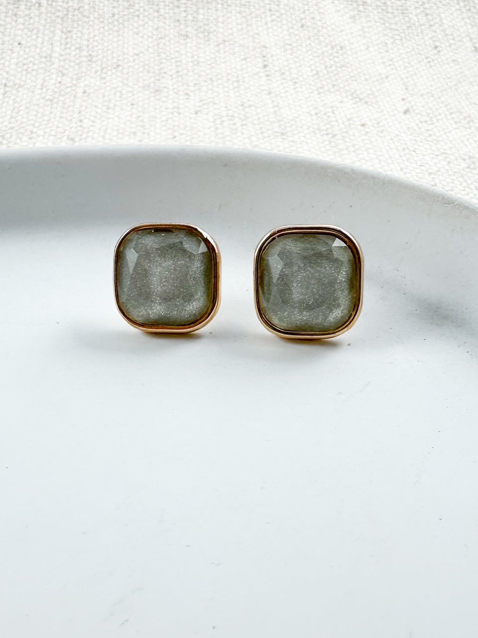 Solstice Gleam Studs, Silver