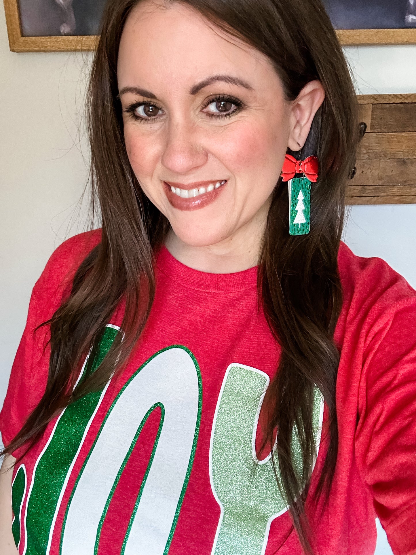 Bow & Evergreen Earrings