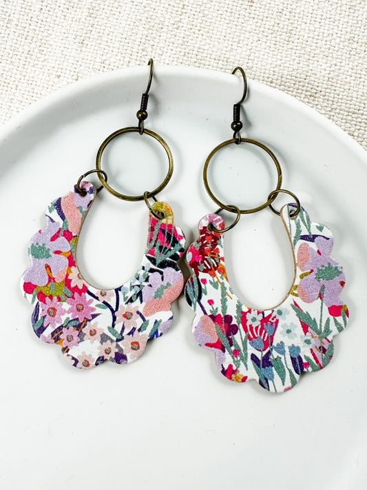 Dreaming in Floral Earrings