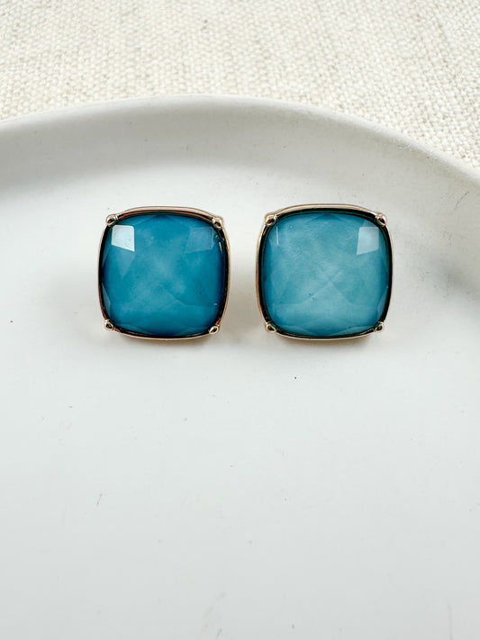 Quiet Light Studs, Aqua