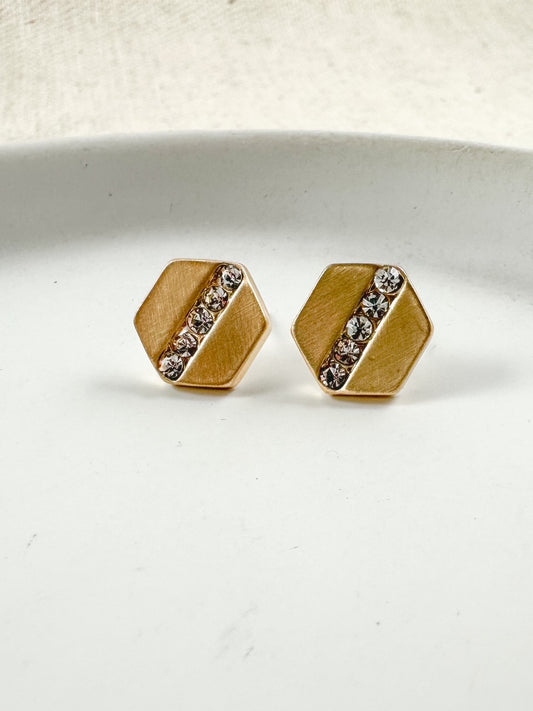 Line & Light Studs, Gold
