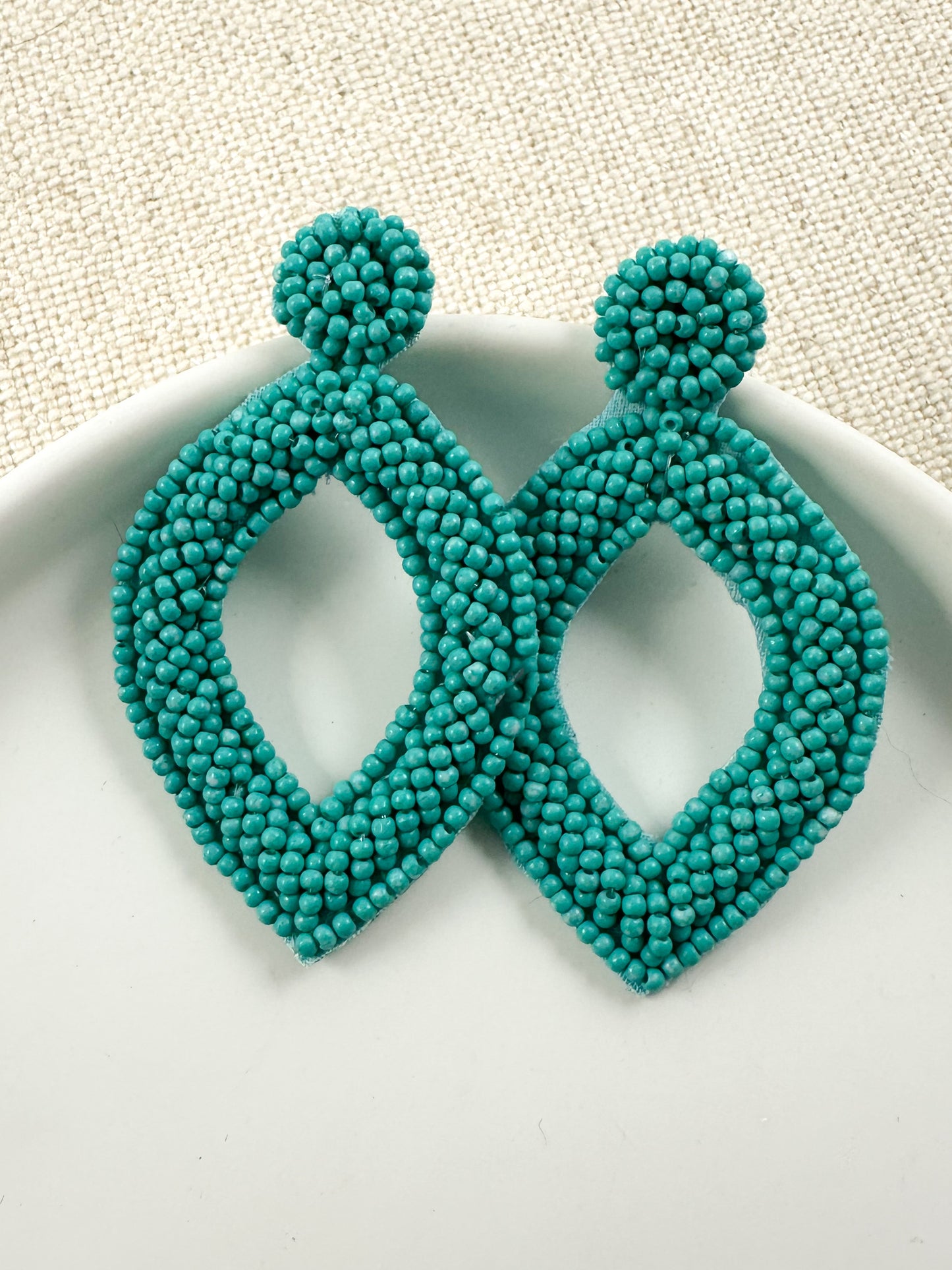 Hide Me Away Earrings, Turquoise