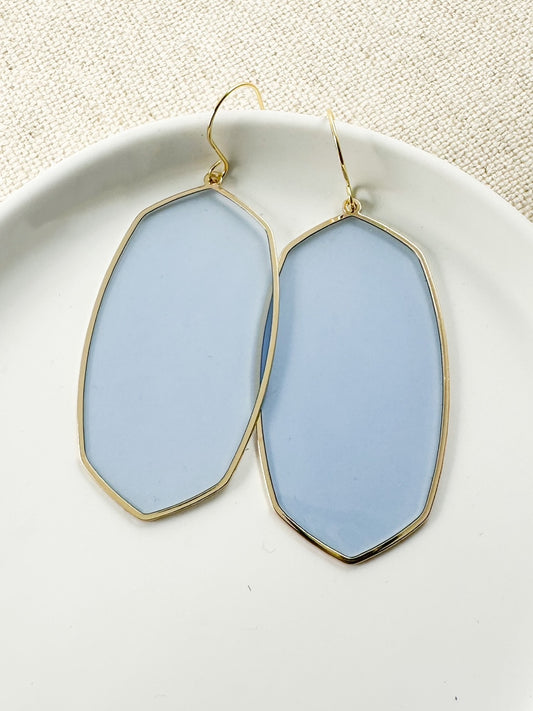 By the Pool Earrings, Blue