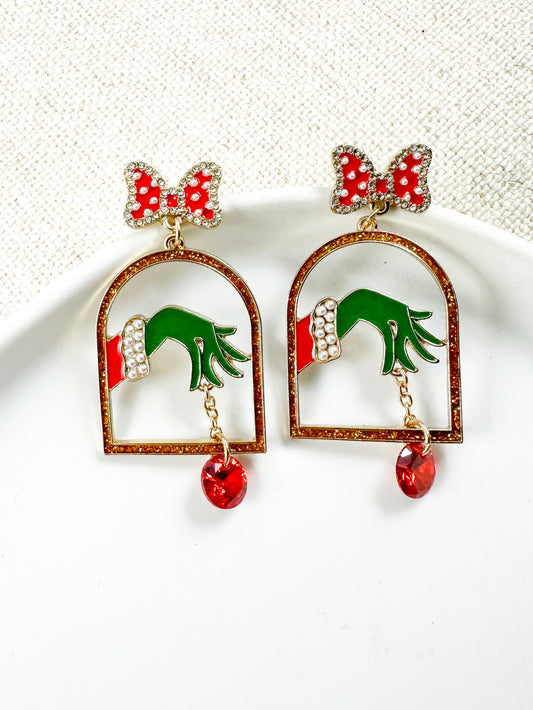 Stealing Christmas Earrings