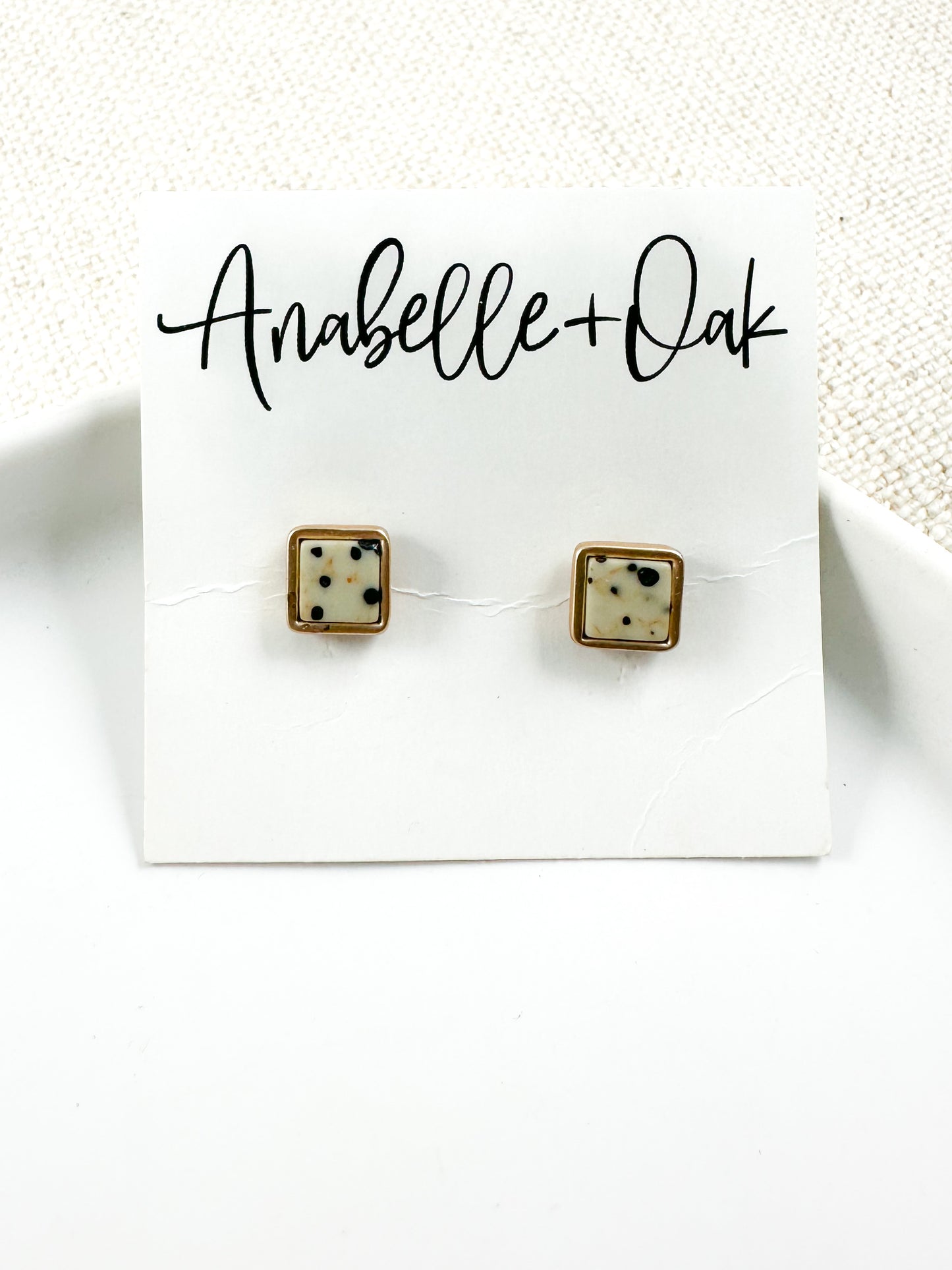 Cornerstone Studs, Dalmatian Jasper