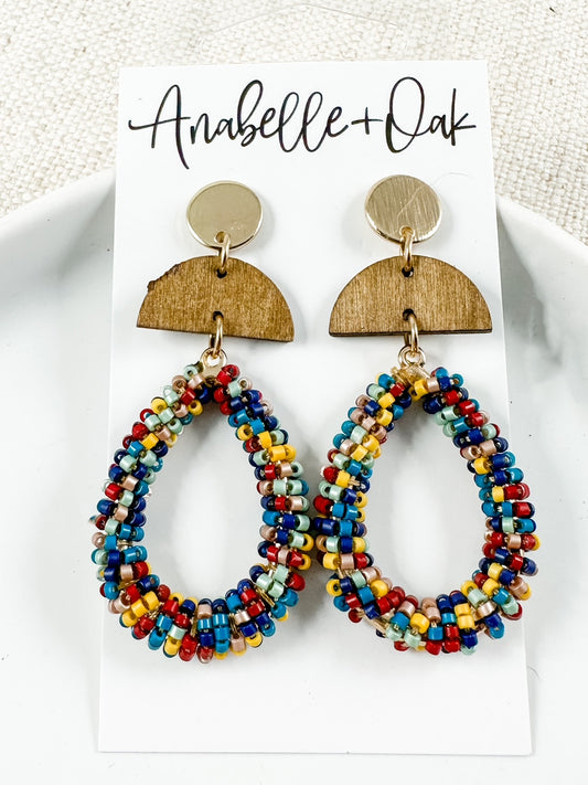 Memorable Moments Earrings, Jewel Tone