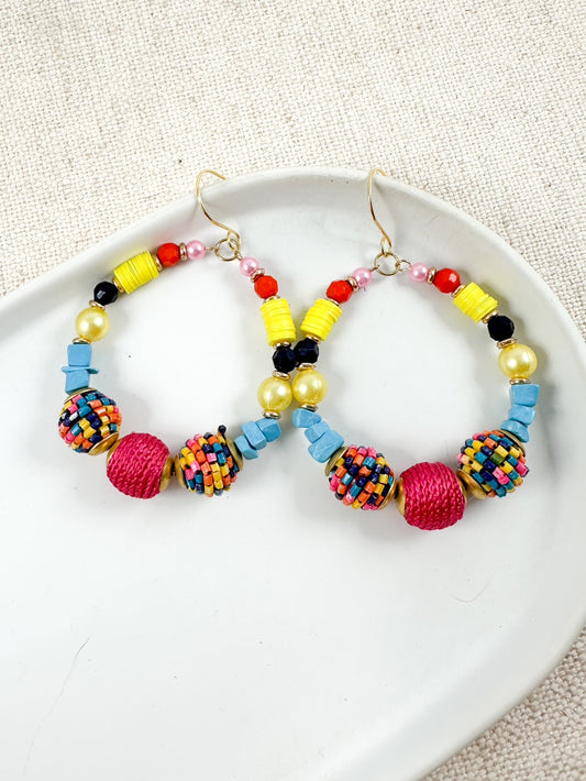 Sunset Market Earrings, Multi