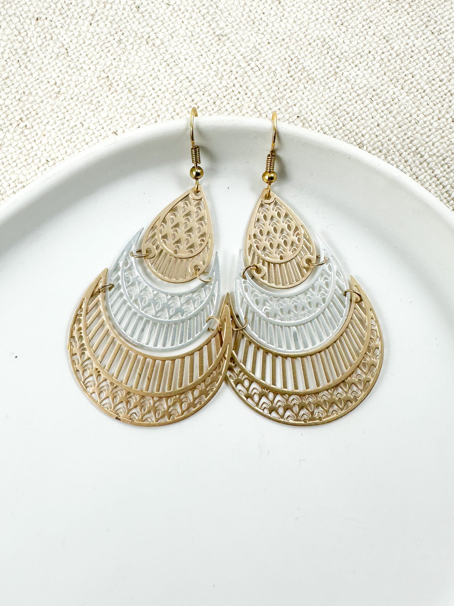 Sunlit Filigree Earrings