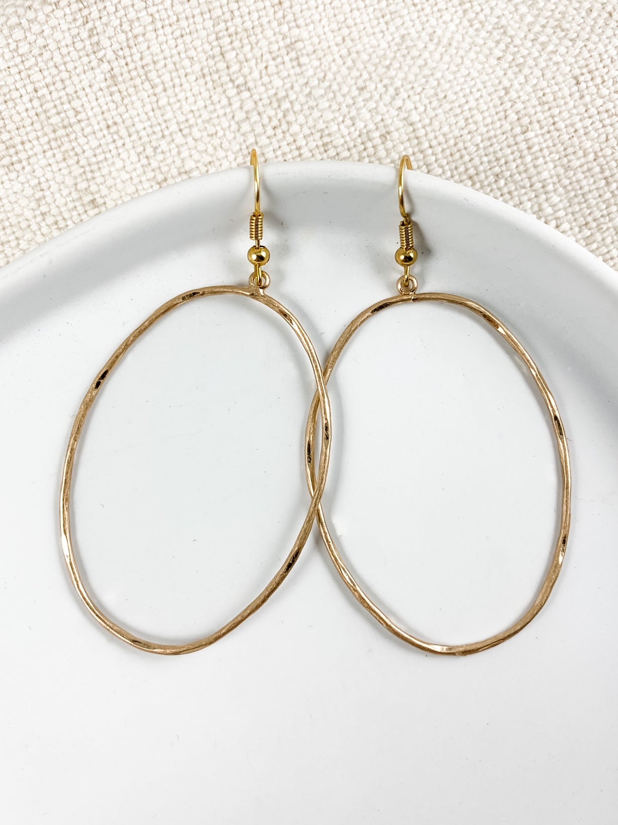 Simply Beautiful Earrings, Gold