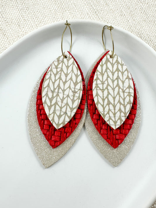 Cozy Woven Layers Earrings